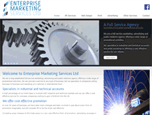 Tablet Screenshot of enterprise-marketing.co.uk